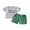 Green Duck, variant on BemeyourBBs Toddler Baby Boy Duck Hunting Fishing Outfit Infant Baby Boys Summer Clothes Casual Bear Fish Duck Animal Print Short Sleeve T Shirt Tops and Shorts 2 Pcs Set