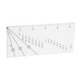 thumbnail image 4 of Regla De Asignación De Costura De Costura, Regla De Costura De Costura, Pequeña, Portátil, Resistente, Duradera, Ampliamente Utilizada Con Guía De Costura Magnética Para ANGGREK Transparente, 4 of 8