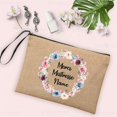 thumbnail image 1 of Personalised Thank Teacher Makeup Bag Custom Name Linen Zipper Pouch Travel Neceser Toiletry Organizer Pencil Bag Teacher Gifts LIUWENJING unisex, 1 of 2