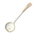 thumbnail image 1 of Cuchara de café de gres rústico for té, postre y mermelada, cuchara agitadora de cerámica de 6 pulgadas, 1 of 6