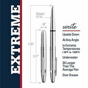 Fisher Space Pen Bullet Pen - 400 Series - Brushed Chrome w/ Clip - Gift Boxed