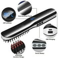 thumbnail image 3 of Wireless Men Quick Beard Straightener Hair Style Comb Lcd Multifunctional Cordless Usb Charging Straightening Brush, 3 of 5