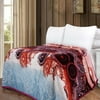 DaDa Bedding Paisley Dreams Reversible Bohemian Soft Warm Throw Blanket