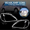 thumbnail image 3 of Left+right For Ml-class W163 1997-2005 Ml320 Ml350 Headlight Lens Cover Head Light Lamp Shade Shell Cover, 3 of 5