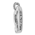 thumbnail image 2 of White Sterling Silver necklace Cable Themed Open Back Cubic Zirconia CZ 18 in 1 mm, 2 of 4