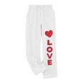 thumbnail image 5 of HUJlwoi Fleece Pajama Pants Women Print Fuzzy Thermal Wide Leg Pj Bottoms Soft Cozy Sleepwear Shaggy Winter Pockets Trousers, 5 of 5