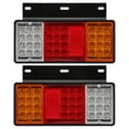 thumbnail image 2 of Taillight Assembly, High Brightness 3 Color Shell Well Sealed Truck Tail Lamp 12V 44 LEDs  For Repairing, 2 of 8