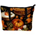 thumbnail image 2 of Thanksgiving Canvas Leather Mix Hand Bag Twill Sponge Jeanette 30x10.5x39cm/11.8x4.1x15.4in, 2 of 5