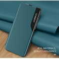 thumbnail image 3 of Luxury Flip Case for Samsung Galaxy A03s, Premium PU Leather Smart Sleep/Wake Up Function Smart View Window Business Phone Case forSamsung Galaxy A03s BX Orange, 3 of 9