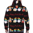 thumbnail image 7 of Sikiie Lgbt Gnome Men's Hoodie, Essentials Hoodie, Sweatshirt, Pullover Hooded Sweatshirt for Men-XX-Large, 7 of 7