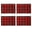 Red, variant on ​​ZCSKFIN Red and Black Plaid Pattern Placemats Machine Washable Durable Reversible Design for Kitchen Table Dining Room Decor Table Setting Mats Protectors​​