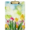 thumbnail image 1 of FMSHPON Spring Tulip Flower Clipboard Hardboard Wood Nursing Clip Board and Pull for Standard A4 Letter 13x9 inches, 1 of 7