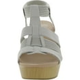 thumbnail image 2 of Dr. Scholl's Shoes Womens Blossom Faux Suede Ankle Strap Platform Sandals, 2 of 3