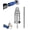 Silver, variant on 3-in-1 Pipe Valve Extractor, Broken Pipe Extractor Tool for Electric Drill and Manual Use, Pipe Repair Tool for Removing Rusted Pipes and Valves