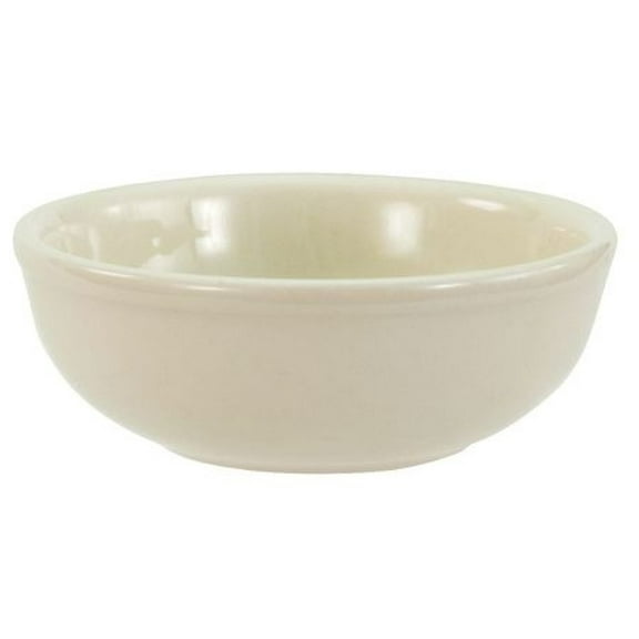 CRESTWARE CM37 Nappie Bowl, 46 oz., Ceramic Bone White PK12