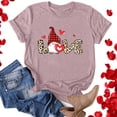 thumbnail image 6 of Tbopshirt Valentine's Day T-Shirts Short Sleeve Graphic Tees,Summer Plus Size Tops,Women Fashion Valentines Day Crew Neck Printed Pullover Casual Loose Womens Tops S-XXXL, 6 of 7