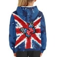 thumbnail image 4 of DISNIMO British Flag Hoodie Girls Hoodies Butterfly Hooded Sweatshirt Kids Pullover Sweathsirts Hoodies Boys 14-16 Teen Girl Streetwear Hoodie Children Clothing Hoodie with Pockets Soft, 4 of 7