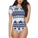 thumbnail image 1 of Balery Sea Underwater Animals1 Body de cuello redondo de manga corta para mujer Tops de manga corta Tops básicos-Medium, 1 of 7