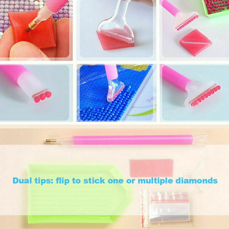 OUTUXED 117pcs 5D DIY Diamond Painting Tools and Accessories Kits