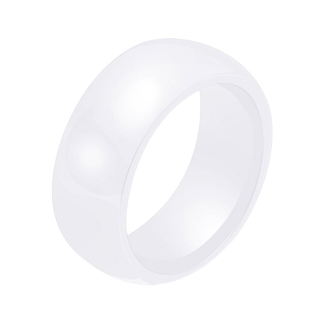 Sonducket Anillos de boda de cerámica para mujer, accesorios de moda suaves y delicados, anillo de pareja de moda, regalo Ropa, zapatos y accesorios Miscelánea blanco Tamaño#11