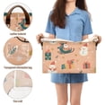 thumbnail image 5 of Yayeee Foldable Storage Basket for Shelves with Handles Waterproof Cloth Bins, Christmas Santa, 5 of 7