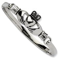 thumbnail image 1 of Stainless Steel Claddagh Bangle (18mm), 1 of 3