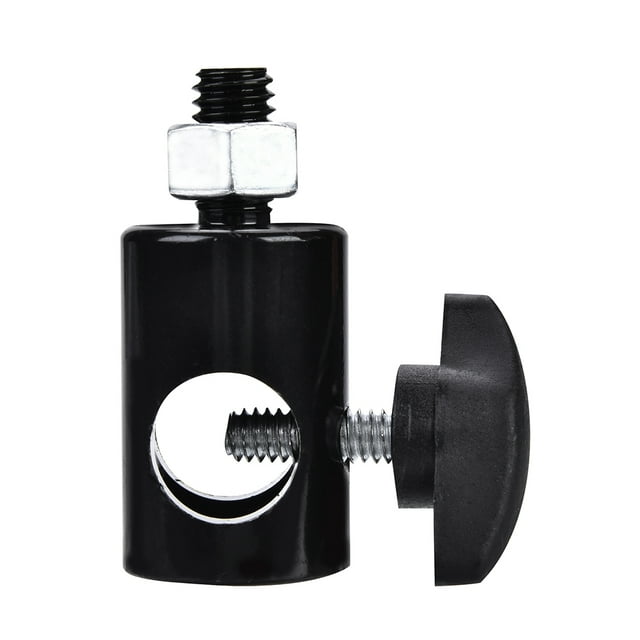 Tornillo adaptador de rosca de 3/8 pulg. duradero para soporte de iluminación sin rosca, accesorio de fotografía