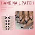 thumbnail image 4 of RAGUPEL 24Pcs Glue on Nails for Women,Black French Press on Nails,3D Bow Almond Shaped Press on Nails,Fake Nails with Designs for Dates and Gatherings,Style2, 4 of 7