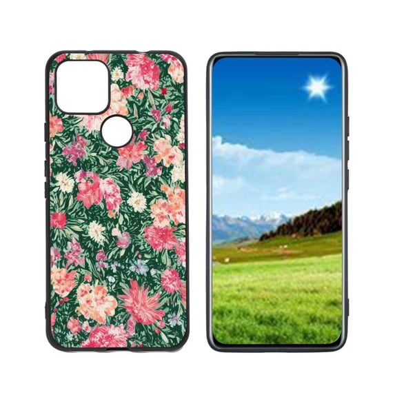 Compatible with Google Pixel 5A 5G Phone Case, Floral-30 Case Men Women, Flexible Silicone Shockproof Case for Google Pixel 5A 5G
