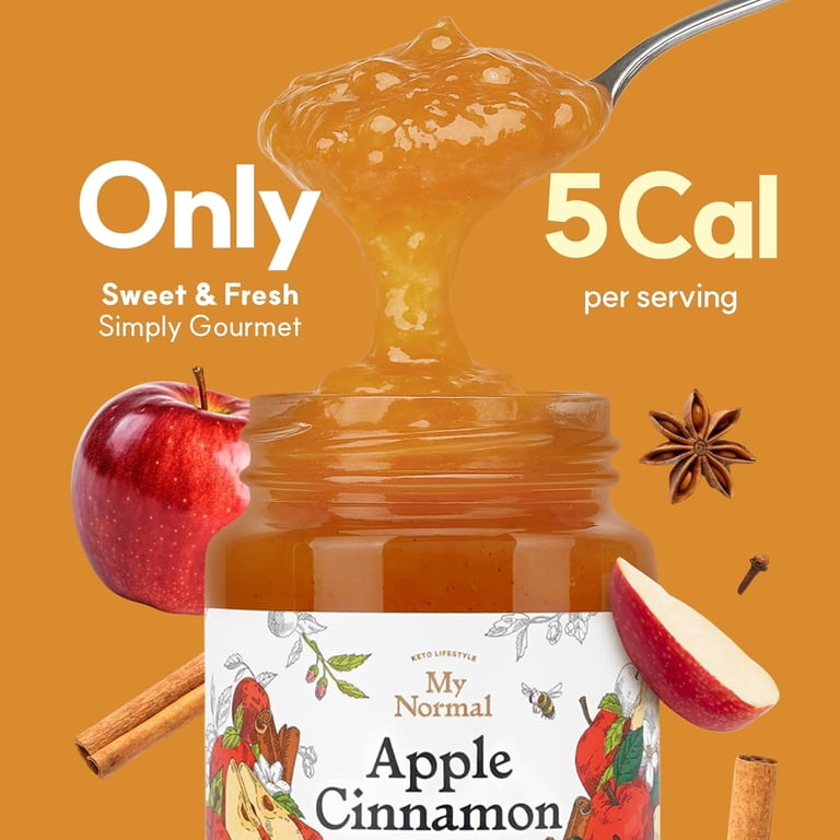 My Normal Low Calorie Apple Cinnamon Jam, 320g, Allulose, All