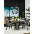 thumbnail image 6 of Maklaine Contemporary 18x18 Black Metal Triangular Orb Pendant Light, 6 of 8