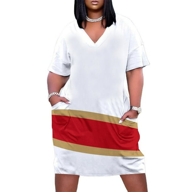 Florida Away Leggings Vestido suelto con bolsillo para mujer vestidos
