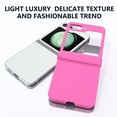 thumbnail image 5 of Design for Samsung Galaxy Z Flip 6 Case with Hinge Protection, Liquid Silicone Soft Gel Rubber Heavy Duty Shockproof Anti Scratch Cover Full Body Protective Phone Case for Samsung Z Flip 6,Rose, 5 of 6