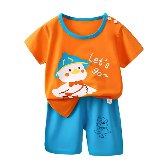 Futezty Toddler Boys Clothes Summer Outfit Sets, Toddler Boys Suit Striped Lapel Dinosaur Print Short Sleeved Top Casual Shorts Summer Two Piece Set