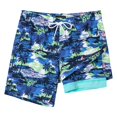 thumbnail image 1 of Shorts de Baño SURF CUZ 7" con Forro de Compresión y Secado Rápido Azul, 1 of 6