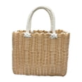 thumbnail image 1 of Cesta de picnic multiusos con asa, ligera, para guardar frutas y artículos diversos, tejida C, 1 of 9