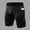 Black, variant on Mens Compression Shorts Running Spandex Underwear with Pockets Workout Gym Athletic Sports Tight Shorts(Dark Gray,XL)