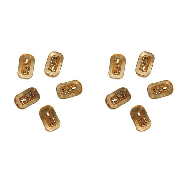 10 Uds NFC Flash Nail Sticker LED Chip Desnudo Lámpara Inteligente para Uñas Mejora de Pegatinas de Uñas, Luz Púrpura