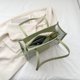 thumbnail image 2 of Bolso de mano para mujer, 2 unidades/juego, bolsa transparente de PVC para axila, bolsas de compras (verde) Ndcxsfigh Para Estrenar, 2 of 8