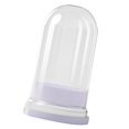 thumbnail image 4 of Caja de almacenamiento para limpiador de brochas de maquillaje, herramienta cosmética portátil con tapa transparente Púrpura, 4 of 8