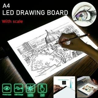 Diamond Art Light Copy Board Light Box with 5D Painting Tools - A4