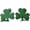 Glittered Shamrock Hair Clips, variant on Green St. Patricks Day Hat with Buckle and Black Band for Men and Women Leprechaun Hat Wearable Decorations and Party Supplies