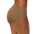 thumbnail image 2 of Hanes Perfect Match Microfiber Brief 3-Pack Cinnamon Butter 6 Women's, 2 of 4