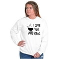 thumbnail image 4 of Love You Pho Real Vietnamese Food Sweatshirt for Men or Women Brisco Brands S, 4 of 6