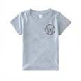 thumbnail image 3 of Huesdet Toddler Boys Short Sleeved T Shirt Casual Solid Basic T-Shirt Kids Soft Tee Shirt(Grey,5-6 Years), 3 of 7