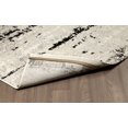 thumbnail image 4 of 5' x 7' Abstract Modern Contemporary Cream Anthracite Rug, 4 of 7