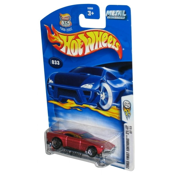 Hot Wheels GT-03 (2003) Mattel Metallic Red Die-Cast Car #033