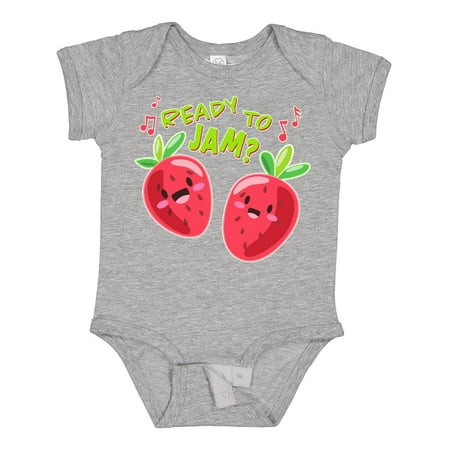 

Inktastic Ready to Jam- Fun Strawberries Gift Baby Boy or Baby Girl Bodysuit
