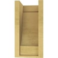 thumbnail image 4 of 6"W x 6"D x 12"H Wide Alpine Rough Cedar Woodgrain TimberThane Corbel, Primed Tan, 4 of 6