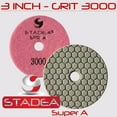 thumbnail image 7 of Stadea PPD157K Dry Granite Sanding Pads 3" - Concrete Stone Glass Diamond Polishing Grit 400, 7 of 7